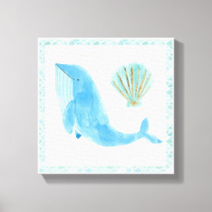 Mermaid Friends VII Canvas Afdruk