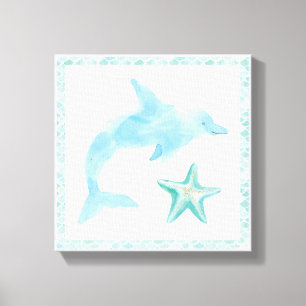 Mermaid Friends VIII Canvas Afdruk