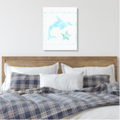 Mermaid Friends VIII Canvas Afdruk (Insitu (Slaapkamer))
