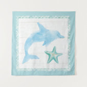 Mermaid Friends VIII Wandkleed (Voorkant (horizontaal))