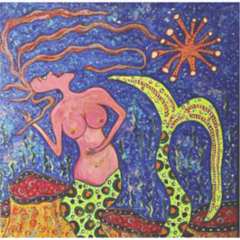 Mermaid Fun vinyl sticker