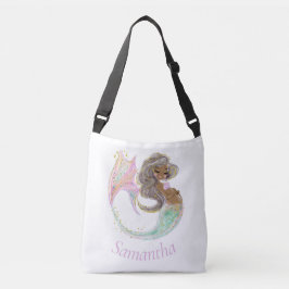 Mermaid Future mama Baby shower. Onder het Zee. Crossbody Tas