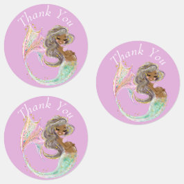 Mermaid Future mama Baby shower. Onder het Zee. Labels