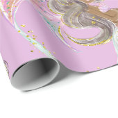 Mermaid Future mama Baby shower. Onder het Zee. Wr Cadeaupapier (Rol Hoek)