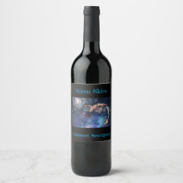 Mermaid Galaxy Wijn Etiket