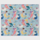 Mermaid Gathering Cadeaupapier (Vlak)