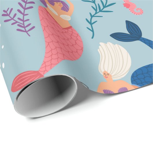 Mermaid Gathering Cadeaupapier (Rol Hoek)