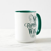 Mermaid Geïnspireerde groene Mok (Voorkant rechts)