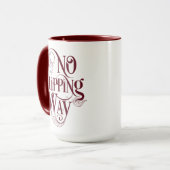 Mermaid Geïnspireerde rode Mok (Voorkant links)