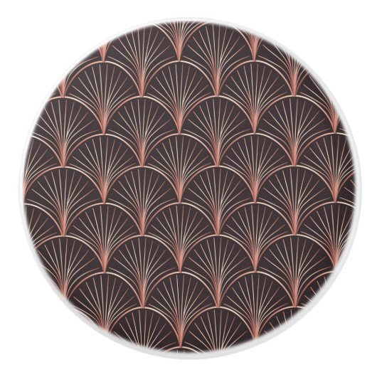 Mermaid/Geometrisch ontwerp Keramische Knop (Voorkant)