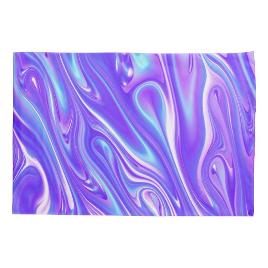 Mermaid Giggles Abstract Kussensloop (Achterkant)