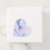 Mermaid Girl Baby shower Dank u Bedankjes Labels (In situ)