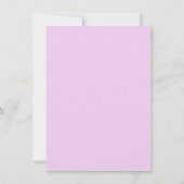 Mermaid Girl Birthday Party Invitation Kaart (Achterkant)