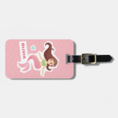  Mermaid Girl Personeel reizen Bagagelabel (Voorkant horizontaal)