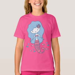 Mermaid Girl Pink T shirt