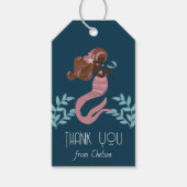 Mermaid Girls Birthday Party Cadeaulabel (Voorkant)