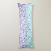 Mermaid Girls Glitter 1b (Faux Glitter) #pastel Lichaamskussen (Achterkant (Verticaal))