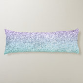 Mermaid Girls Glitter 1b (Faux Glitter) #pastel Lichaamskussen (Voorkant)