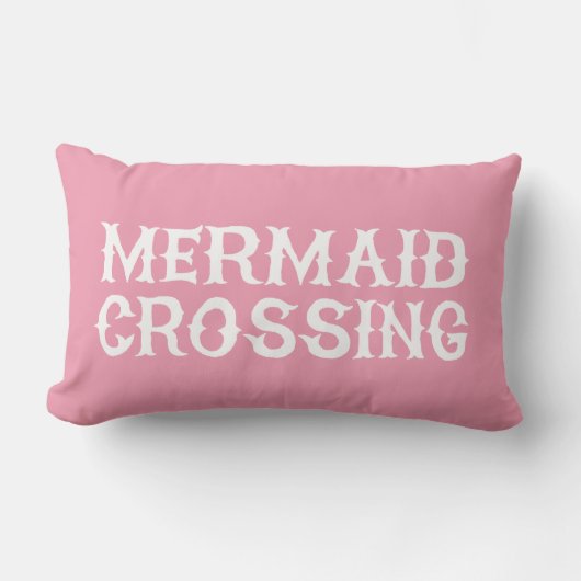 Mermaid Girls Nursery Bedroom Decor Pillow Kussen (Voorkant)