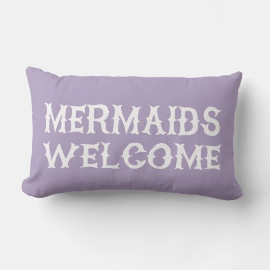 Mermaid Girls Nursery Bedroom Decor Pillow Kussen (Voorkant)