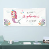 Mermaid Glam Birthday Party Spandoek (Beurs)