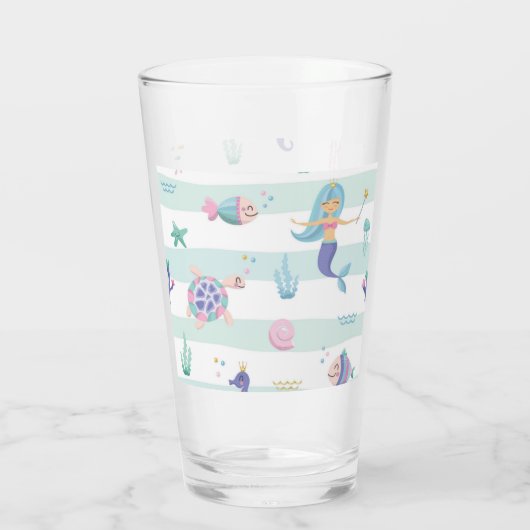 Mermaid Glas (Achterkant)