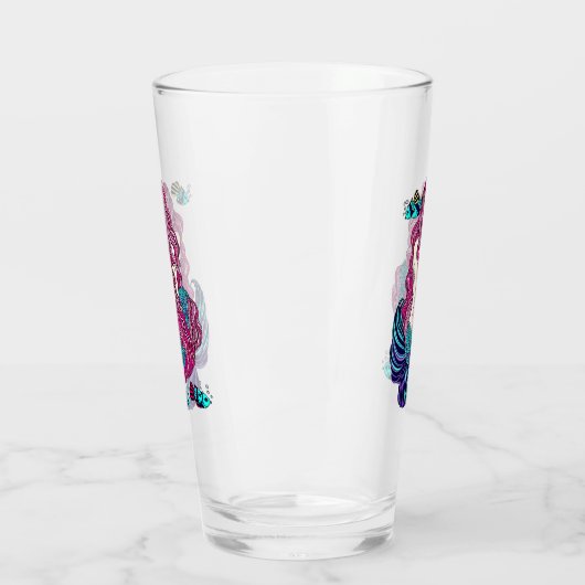 Mermaid Glass Glas (Links)