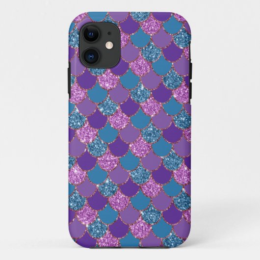 Mermaid Glitter Design - Pas uw eigen ontwerp aan Case-Mate iPhone Case (Achterkant)