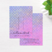 Mermaid Glitter Hair Clip Jewelry Display Kaart (Bureau)