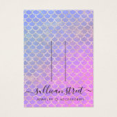 Mermaid Glitter Hair Clip Jewelry Display Kaart (Voorkant)