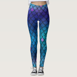 Mermaid glitter leggings