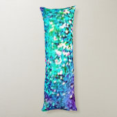 Mermaid Glitter Lichaamskussen (Achterkant (Verticaal))