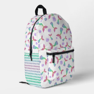 Mermaid Glitter Pattern Bedrukte Rugzak