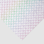 Mermaid Glitter Pattern Tissuepapier (Detail)