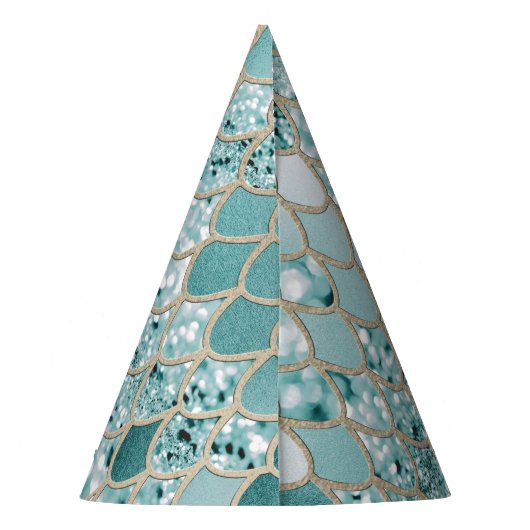 Mermaid Glitter Scales #3 #shiny Feesthoedjes (Achterkant)