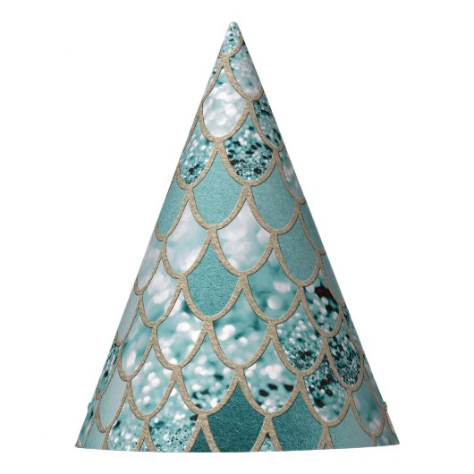 Mermaid Glitter Scales #3 #shiny Feesthoedjes (Voorkant)