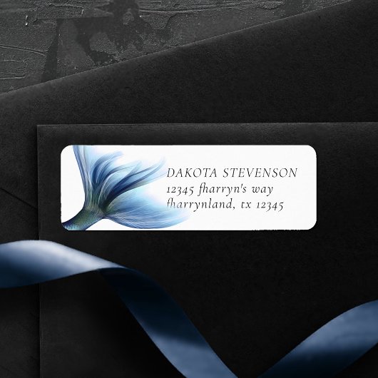 Mermaid Glitz Desk | Adres prinses Blue Tail Etiket