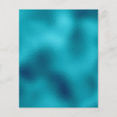 Mermaid Gold Confetti Pool Party Birthday Invitati (Achterkant)