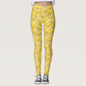 Mermaid Gold Scale Leggings (Voorkant)