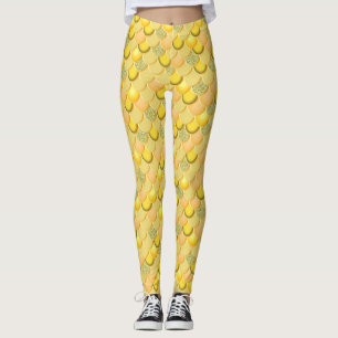 Mermaid Gold Scale Leggings
