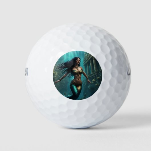 Mermaid Golfballen (Voorkant)