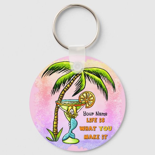 Mermaid Good Life Sleutelhanger (Voorkant)
