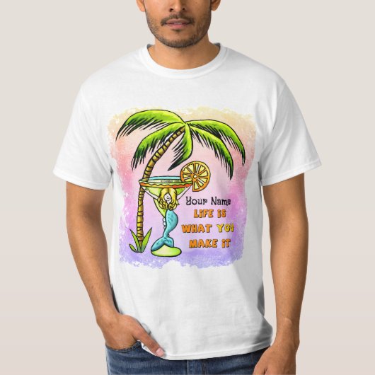 Mermaid Good Life T-shirt (Voorkant)