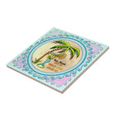 Mermaid Good Life tegel Tegeltje (Zijkant)