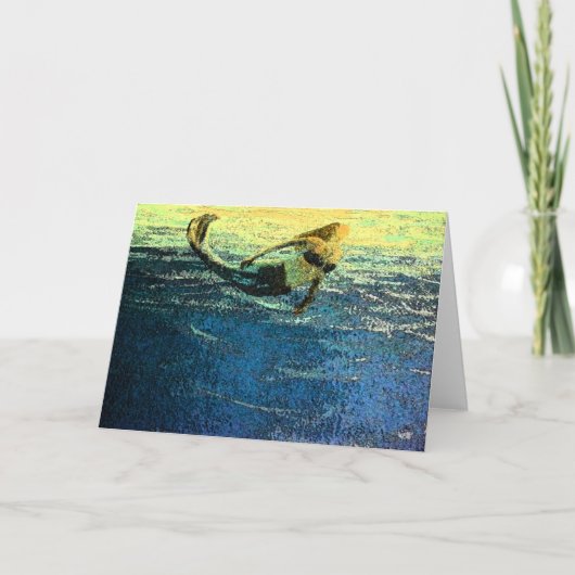 Mermaid Greeting the Dawn Kaart (Voorkant)