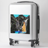 Mermaid grotto douche #1 sticker (Koffer)