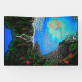 Mermaid grotto spandoek (Horizontaal)