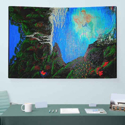 Mermaid grotto spandoek (Beurs)