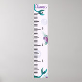MERMAID GROWTH CHART POSTER (Voorkant)