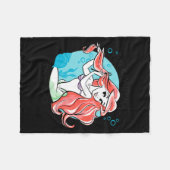 Mermaid Hair Dont Care  Fleece Deken (Voorkant (Horizontaal))